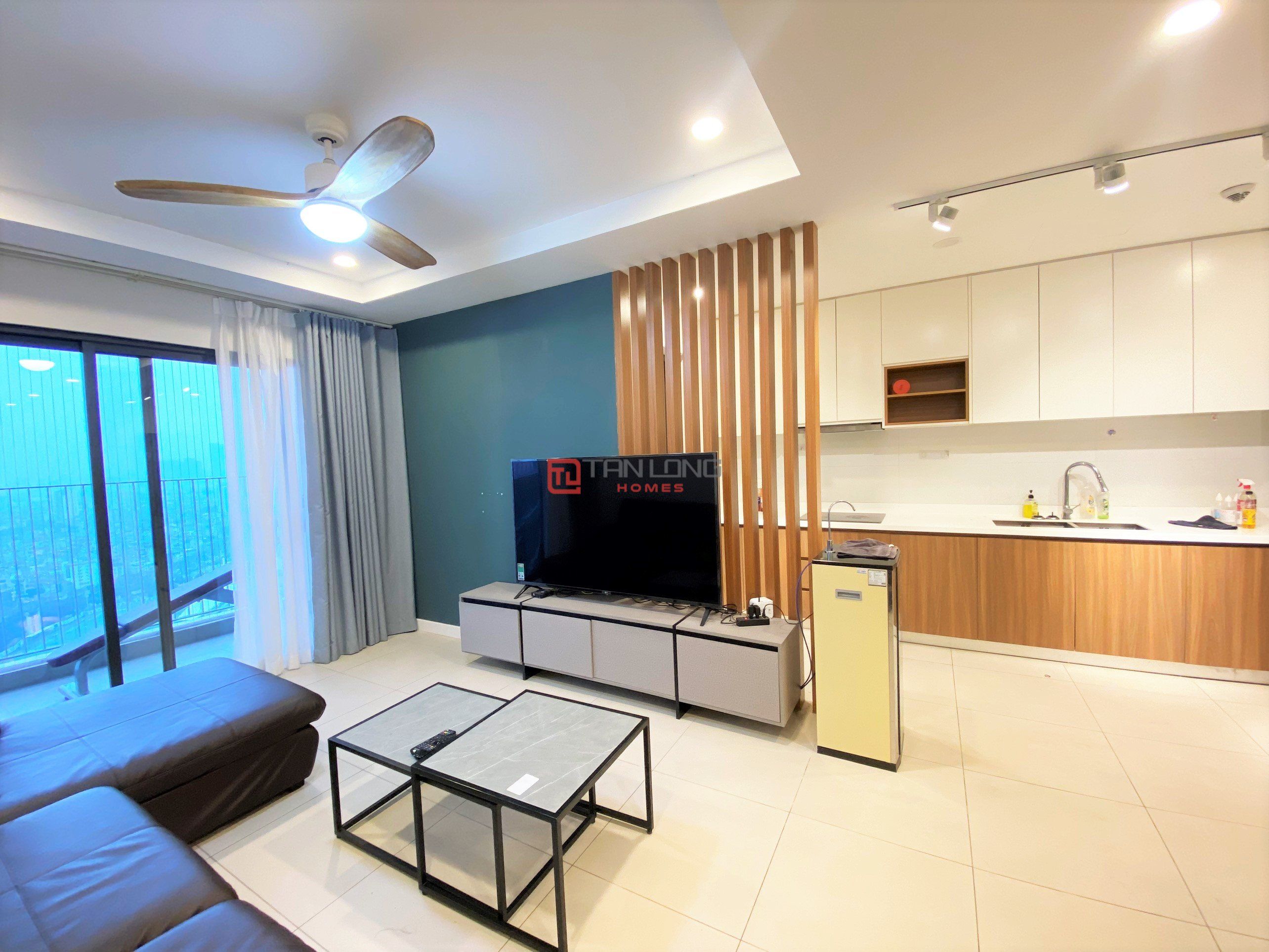 Bán căn hộ 2 phòng ngủ diện tích 54 m2 hướng Nam view nội khu Masteri Waterfront Ocean Park Gia Lâm